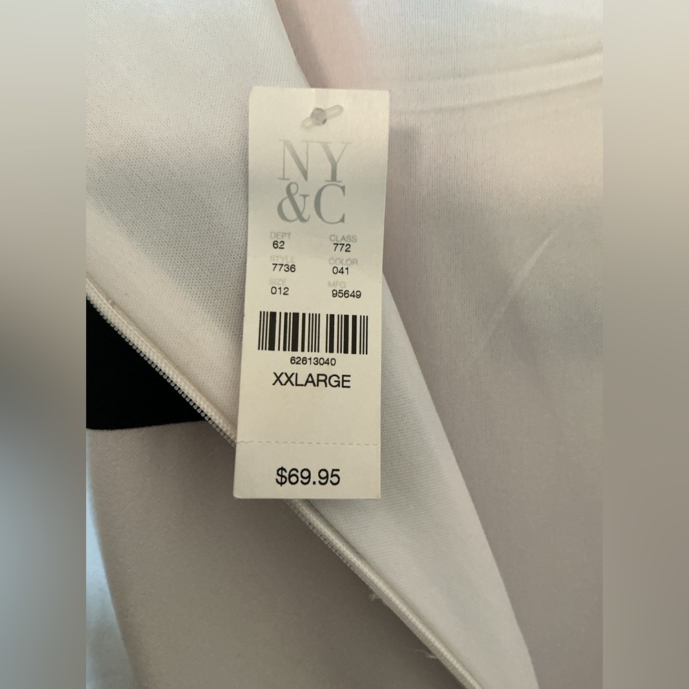 NEW YORK & CO MUTLI COLORED DRESS. Back zip. Sz XXL. NWT RETAILS $70 - Picture 7 of 7